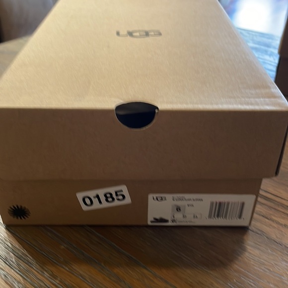 UGG Super Fluff Fur Slip On Slipper Mules Burnt Olive NEW Size 6 - Picture 6 of 6